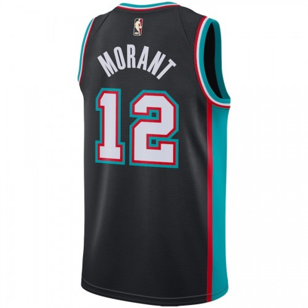 Men's Memphis Grizzlies Ja Morant #12 Black Hardwood Classics 2020/21 Jersey - Classic Edition-Pro Kit Vault | Brand New 26/27 Sports Jerseys